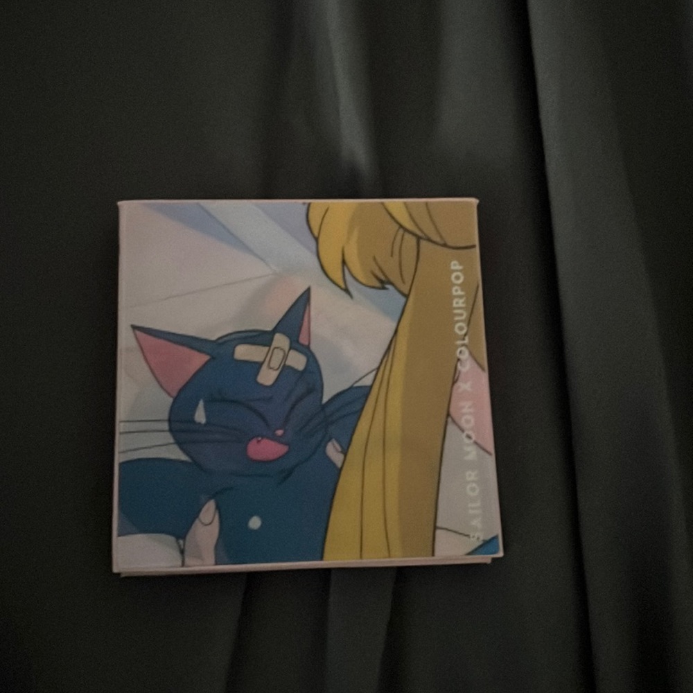 Colourpop blush collection with sailor moon